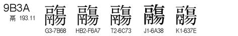 U+9B3A